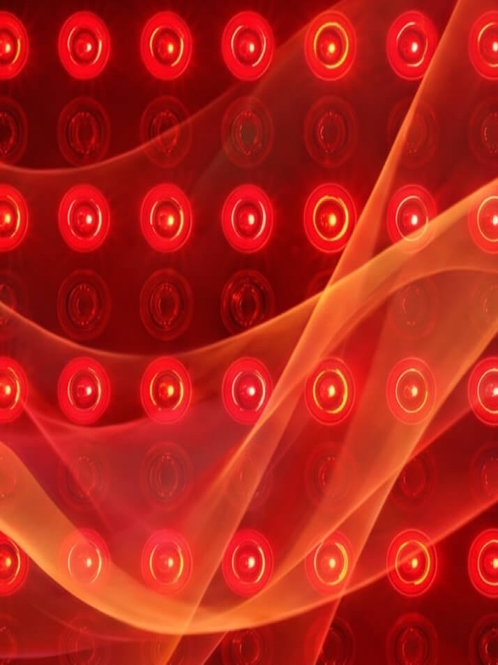 The LED panel, up close